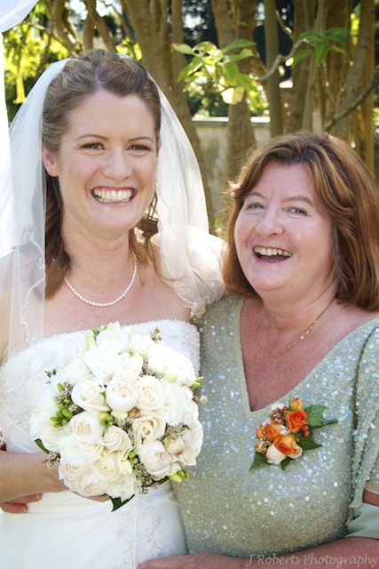 Mother and bride - wedding photography